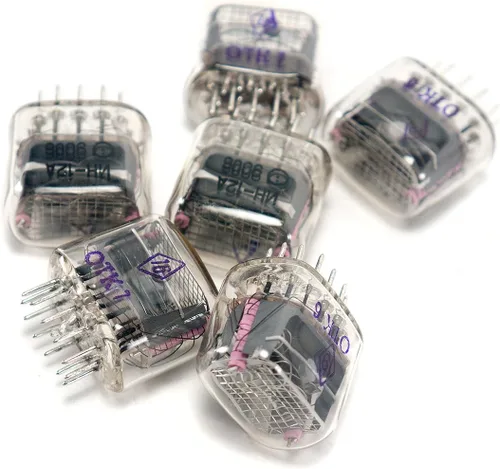 Miniatura 5 de 6 unids/lote NOS Vintage NEON Nixie tubo IN-12 IN-12A
