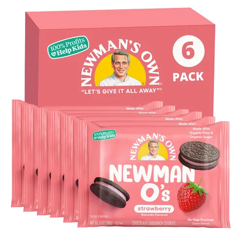 Miniatura 9 de Newman's Own Newman-O's, Galletas de chocolate rellenas de crema, paquetes de 13 onzas (paquete de 6)