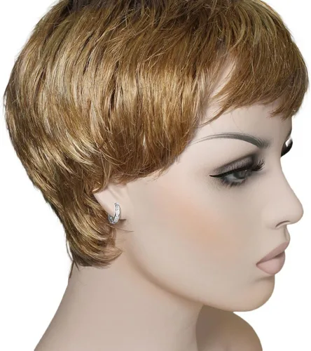 Miniatura 2 de Pendientes pequeños de plata de ley 925 para mujeres o niñas de 12 pulgada con forma de baguette