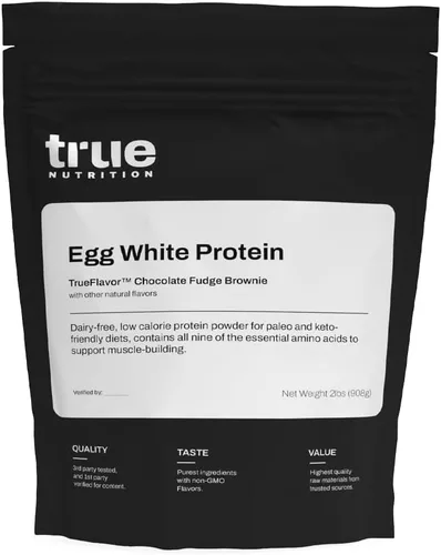 Miniatura 11 de True Nutrition Proteína de clara de huevo en polvo - 24g de proteína de huevo no transgénica por porción - Baja en carbohidratos, baja en grasa