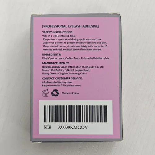 Miniatura 9 de Veyes Inc - Pegamento para extensión de pestañas - Pegamento profesional extrafuerte 5ml Tiempo de secado de 1 segundo Permanencia de 8 semanas