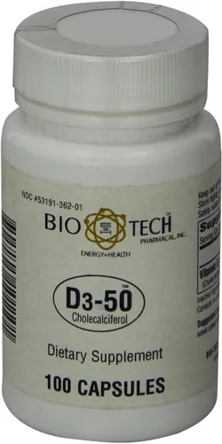 Miniatura 4 de Bio-Tech Pharmacal - D3-50 - 100