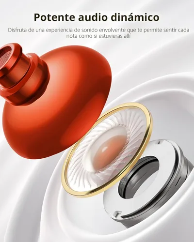 Miniatura 5 de PocBuds Auriculares Bluetooth Inalámbricos 80hrs Tiempo de Reproducción Estuche de Carga Inalámbrica Pantalla Digital Auriculares Deportivos