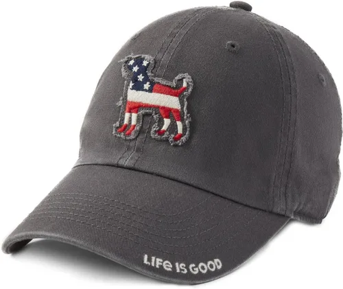 Miniatura 7 de Life is Good Gorra de béisbol para adultos Chill ajustable, bordada, para hombres y mujeres, talla única