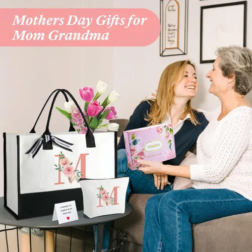 Miniatura 2 de Regalos de cumpleaños para mujeres, regalos del Día de la Madre para mamá, esposa, abuela, hija, hermana, amigas, bolsa de mano y bolsa