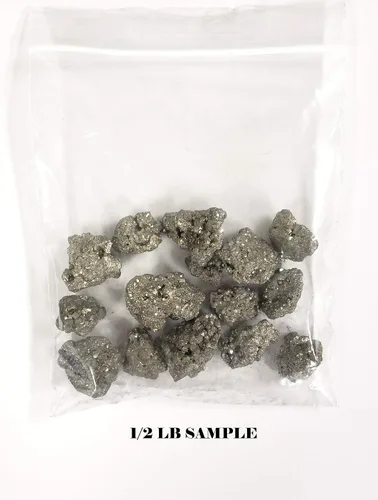 Miniatura 4 de Piedra de cristal de pirita, trozos pequeños de oro de pirita de hierro, piedras en bruto de cristal natural a granel