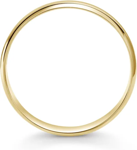 Miniatura 10 de Alianza de boda para hombre simple tradicional de 5 mm de oro amarillo de 10K (talles disponibles 7-12 1/2)