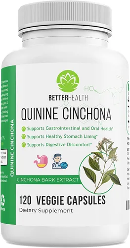 Suplemento herbario de extracto de corteza de quinina y cinchona para apoyo gastrointestinal y oral, mejora el sistema inmunológico, alivio de