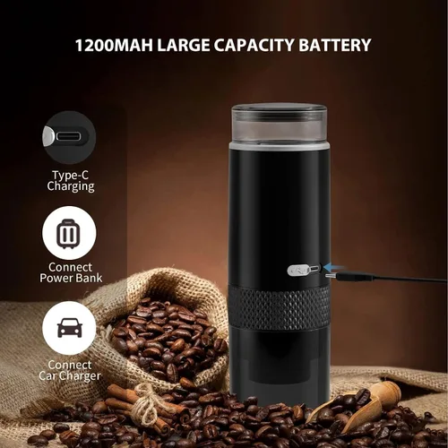 Miniatura 3 de Herramienta para hacer café de viaje, máquina portátil para hacer prensado a mano, hervidor eléctrico compacto manual, tetera, mini máquinas