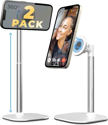 Miniatura 8 de COOPER MagStand, Soporte Magnético Ajustable para iPhone para Escritorio y Soporte para Teléfono para Grabación de Video, Compatible con MagSafe
