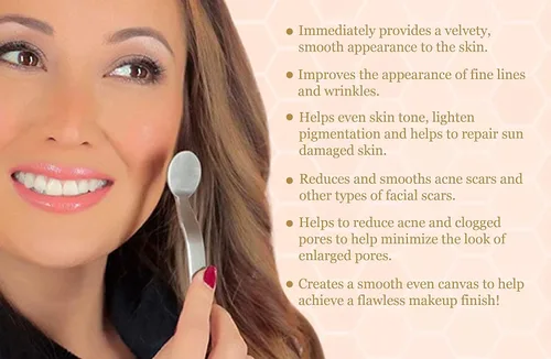 Miniatura 2 de DIAMONDBUFF Microderm - Herramienta de exfoliación para piel radiante y brillante en casa, reduce el acné, las líneas finas, las arrugas