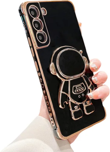 Miniatura 43 de phylla Funda de teléfono para Samsung Galaxy S22 Ultra de 6.8 pulgadas, funda de teléfono con soporte de astronauta chapado de lujo con bonito