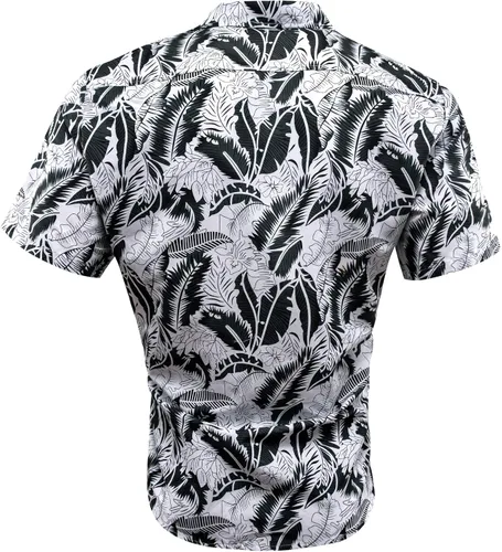Miniatura 3 de YOHOWA Camisa hawaiana de manga corta para hombre, casual, con botones, para fiesta de brisa en la playa