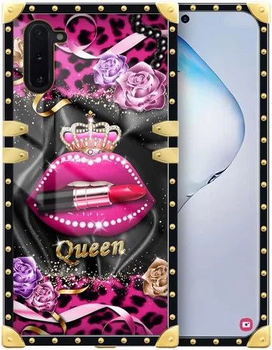 Miniatura 115 de Funda compatible con Samsung Galaxy Note 10 Plus, Lipstick Lips Note 10 Plus para niñas, TPU suave a prueba de golpes, protección rígida
