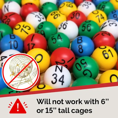 Miniatura 4 de MR CHIPS Tablero maestro de bingo y bolas de bingo de 7/8 pulgadas fáciles de leer con números grandes y letras grandes resistentes a la Bolas