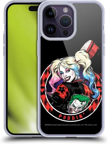 Miniatura 15 de Head Case Designs Funda de gel suave con licencia oficial de Batman DC Comics Love Hate Joker Harley Quinn Graphics [protección de grado militar]
