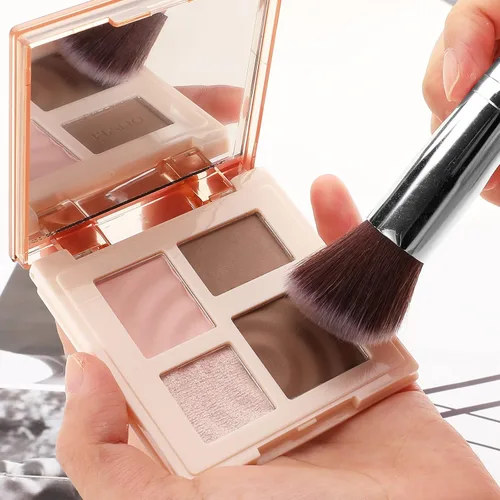 Miniatura 5 de Boobeen Paleta de maquillaje de contorno de iluminador, paleta de bronceador mate, contorno de cara, iluminar, paleta de maquillaje en polvo, brillo