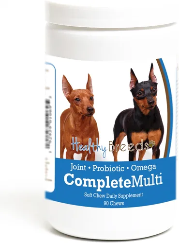 Miniatura 8 de Healthy Breeds Pug todo en uno multivitamínico suave masticable 60