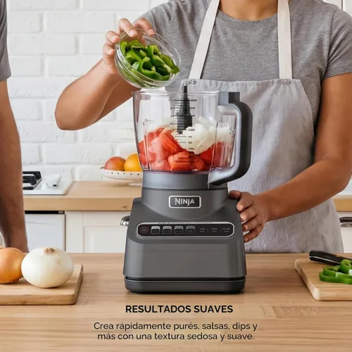Miniatura 4 de Ninja procesador de alimentos, Professional Plus, 1000 vatios de potencia pico, 4 funciones para picar, cortar, purés y masa con recipiente