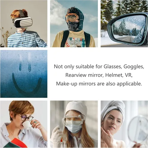 Miniatura 6 de LifeArt Paño antivaho para lentes, paño de limpieza de microfibra para pantalla, gafas y máscaras de esquí, nano tecnología, reutilizable 700 veces