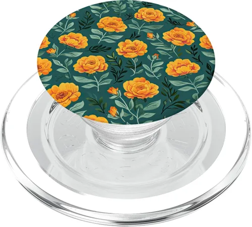 Miniatura 7 de Marigold Cute Flower Pattern PopSockets Adhesive PopGrip