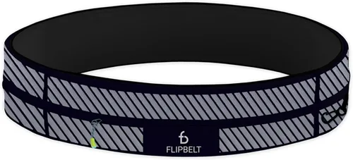 Miniatura 19 de FlipBelt Cinturón para correr con cremallera, riñonera para fitness y correr, empresa estadounidense Negro