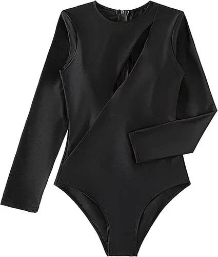 Miniatura 2 de Traje de baño posparto de cintura alta para mujer, traje de baño de dos piezas con cuello de control de talla grande