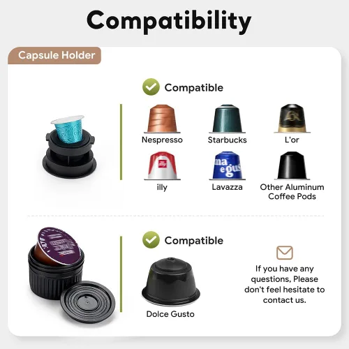 Miniatura 2 de Máquina de café espresso portátil 3 en 1 sin función de calefacción, cafetera eléctrica de carga tipo C, mini cafetera de 17 bar para N Negro