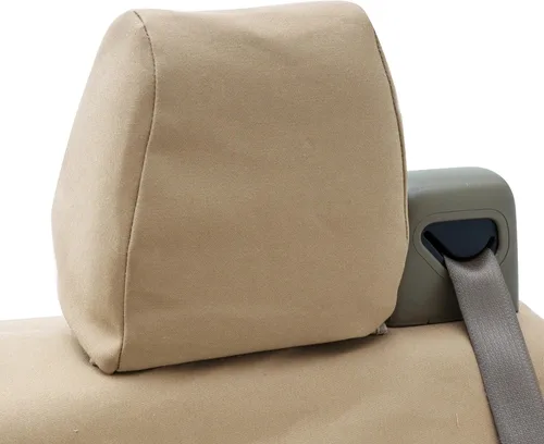 Miniatura 3 de Coverking Funda de asiento de banco delantero sólido de ajuste personalizado para modelos seleccionados de la serie F de Ford - taladro de Cachemir