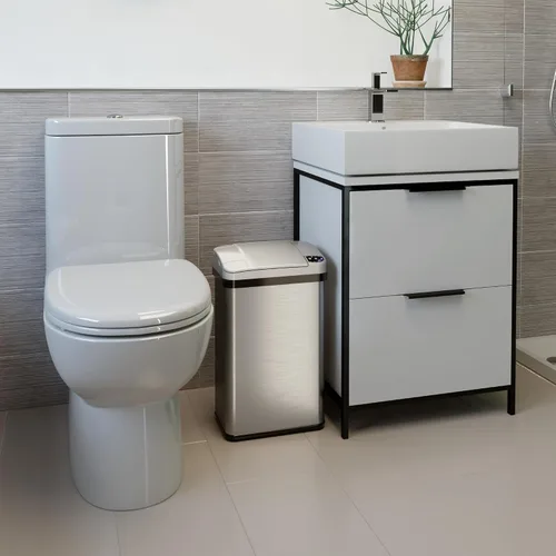 Miniatura 3 de iTouchless SlimGiant - Organizador de archivos, 4.2 galones con asas