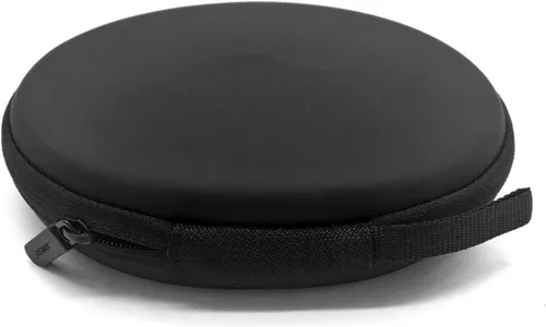 Miniatura 6 de QC30 Estuche de transporte con cremallera de repuesto para caja redonda y dura, bolsa portátil compatible con auriculares inalámbricos intrauditivos