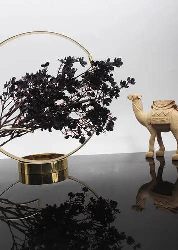 Miniatura 4 de JAKY-Global Flores Artificiales de Tela Aliento de Bebé 12 Ramos Plantas de Seda Falsas Europeas Decoración de Boda Fiesta Ramos de Tacto Real DIY