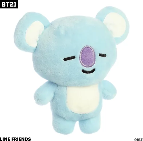 Miniatura 2 de Aurora Lovable BT21 KOYA - Animal de peluche, diversión coleccionable, adorable lindura, azul, 9 pulgadas