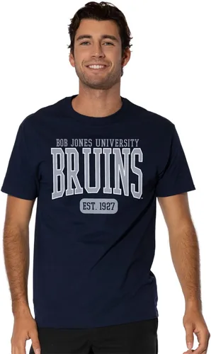Miniatura 2 de LOGOVISION Camiseta de algodón unisex con diseño de fecha de este, para hombre y mujer, colección 3 Universidad de Bob Jones