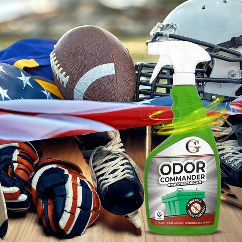 Miniatura 9 de Garbage Commander Odor Commander, botella de spray para control de olores, 22 onzas, aroma a hierba de limón, fabricada con orgullo en Canadá