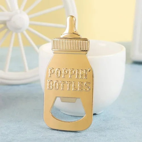Miniatura 4 de Paquete de 48 abridores de botellas para baby shower, recuerdos de baby shower para invitados, bonitos abrebotellas con forma de poppin, recuerdos