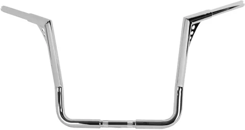 Miniatura 14 de TCMT Barra Ape Hanger Negra de 12" Rise, Manillar Grueso de 1-1/4", Compatible con Harley Dressers Baggers Touring CVO Street Glide Tri Glide