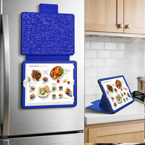 Miniatura 20 de BLOSOMEET Bonita funda para iPad de 9ª generación 2021 de 10.2 pulgadas con protector de pantalla de vidrio templado y soporte para bolígrafo, funda