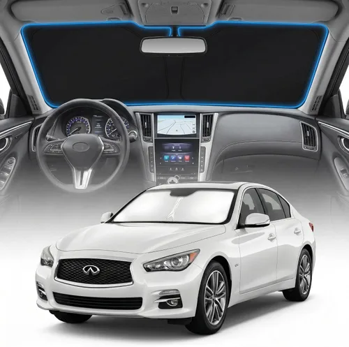 Miniatura 89 de Cubierta para parabrisas para BMW X1 E84 – Ajuste personalizado X1 E84 Accesorios 2016-2024 2025 Parasol plegable protección UV y escudo térmico