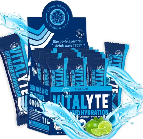 Vitalyte Paquetes de electrolitos Bebida deportiva isotónica | Paquetes de electrolitos en polvo hidratados | Paquetes de electrolitos en polvo