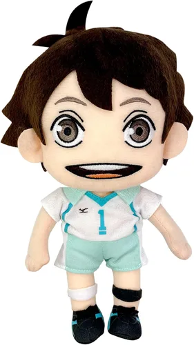 Miniatura 4 de Great Eastern Entertainment Haikyu - Oikawa Aoba (Chaqueta Johsai) Peluche en Pose Sentado 7" de Alto