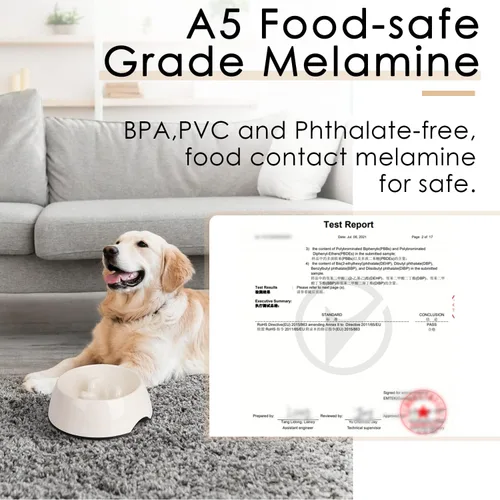 Miniatura 2 de Comedero lento antigolpes de diseño súper, comedero lento para perros, comedero interactivo para mascotas, comedores rápidos Blanco