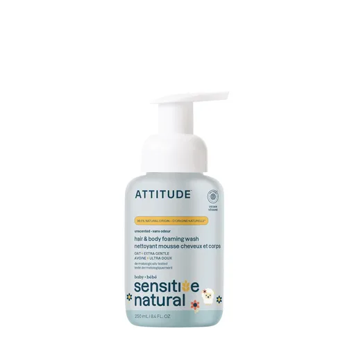 Miniatura 10 de ATTITUDE Baby Champú y gel de baño 2 en 1, verificado por EWG, ingredientes a base de plantas y minerales, productos veganos para pieles sensibles