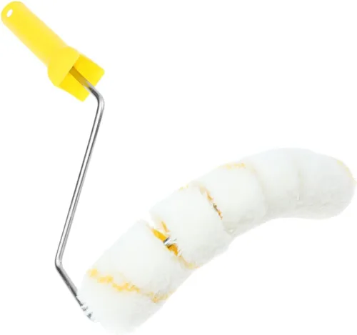 TEHAUX Cepillo profesional para pintura de tuberías con 7 ruedas, herramienta de pintura de tubo ligero para tuberías de agua de gas natural, fácil