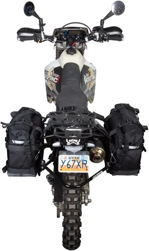 Miniatura 6 de TUSK Pannier Racks Pilot Pannier Bags with Top Rack CRF250 L Rally 2013-2020