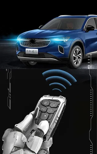 Miniatura 5 de Mecha Funda de Llavero de Control Remoto de Automóvil de Servicio Pesado Llavero se Ajusta para Chevy Tahoe Suburban GMC Yukon Denali Silverado