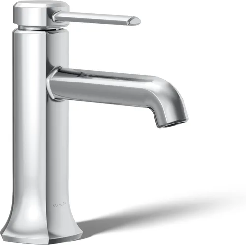 Miniatura 20 de KOHLER 27000-4K-BMB - Grifo de baño de un solo mango con montaje de drenaje emergente, grifo de lavabo de baño de un agujero, 1.0 gpm, negro mate