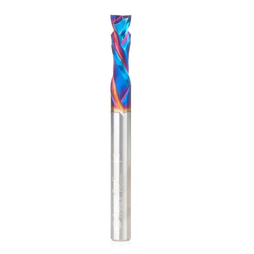 Miniatura 23 de Amana Tool Spektra Extreme Tool Life - Broca de router espiral de compresión CNC de carburo sólido, 46010-K, 3/8 D x 1-1/8 CH x 3/8 vástago x 3