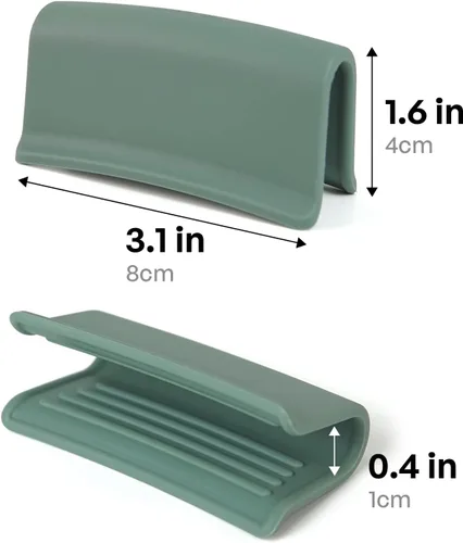 Miniatura 5 de Carrotez Soportes de silicona para ollas, cubiertas resistentes al calor para mangos de ollas para cocina, accesorios para hornos holandeses