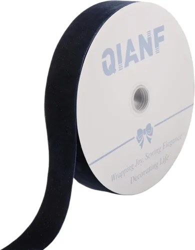 Miniatura 66 de QIANF Cinta de terciopelo, carrete de 1 1/2 pulgadas por 25 yardas (rojo)
